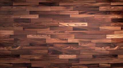 horizontal walnut wooden floor planks texture wallpaper background 16:9