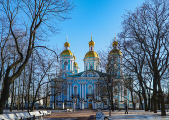 St. Nicholas Naval Cathedral.
    Saint Petersburg.
