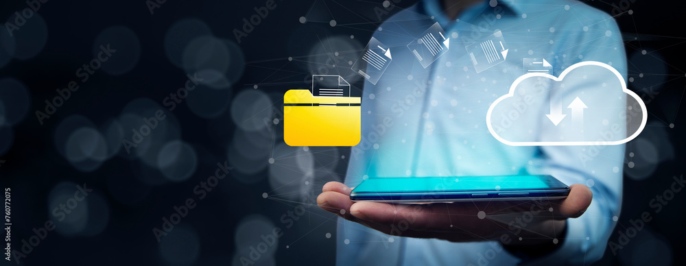 Poster information into cloud technology for data security