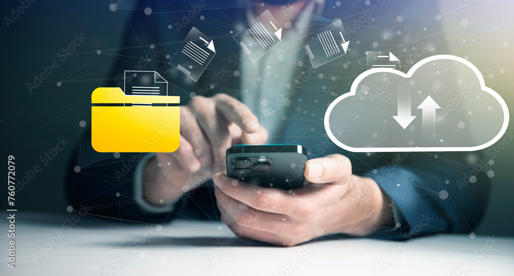 Poster information into cloud technology for data security