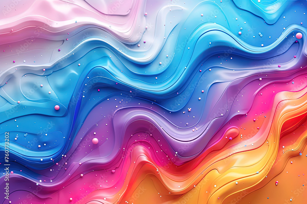 Fototapete multi layers color texture. abstract dynamic fluid colors. ai generative.