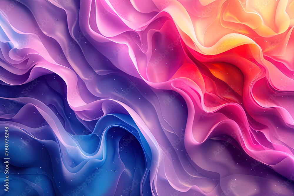 Fototapete multi layers color texture. abstract dynamic fluid colors. ai generative.