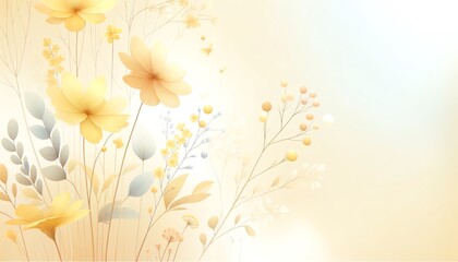 Illustration of Yellow in Spring