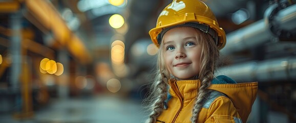 Children wearing construction engineer hats taking a break from their work to enjoy snacks and refreshments at the construction site, Wallpaper Pictures, Background Hd - obrazy, fototapety, plakaty