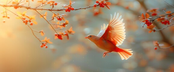 Explore the limitless possibilities of imagination as dogs take flight, their wings unfurling with a newfound sense of freedom as they soar through a sky painted with the colors of dawn, Wallpaper Pic