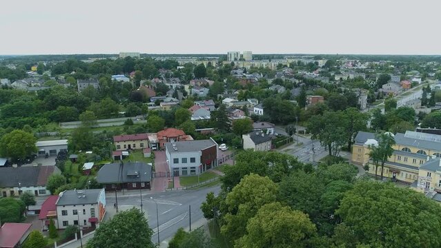 Beautiful Panorama Zgierz Aerial View Poland