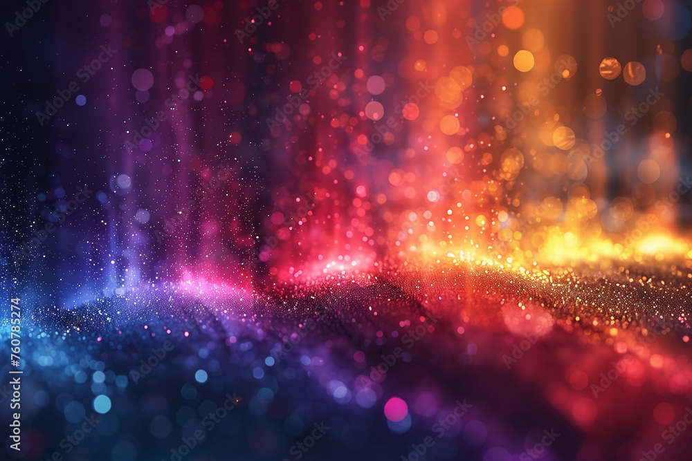 Poster blurred colorful abstract background. smooth transitions of iridescent colors. colorful gradient. th