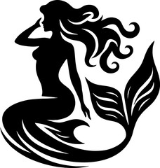 Mermaid Fish vector in the mexican style