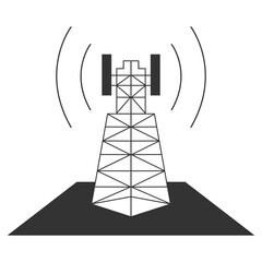  electricity tower vector illustration