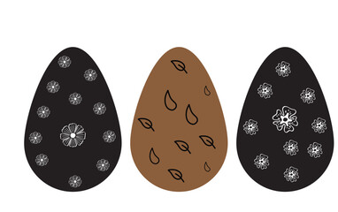 Egg icon. Easter eggs icons. Happy Easter day festival. Cracked egg Vector illustration.	