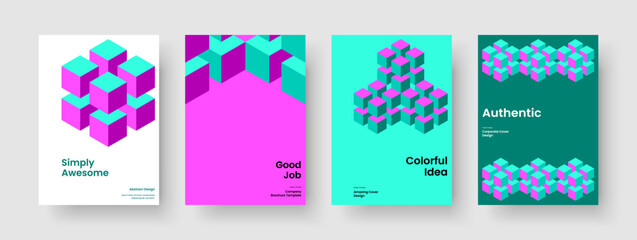 Obraz premium Isolated Poster Template. Modern Flyer Layout. Abstract Banner Design. Brochure. Report. Business Presentation. Background. Book Cover. Advertising. Brand Identity. Notebook. Catalog. Pamphlet