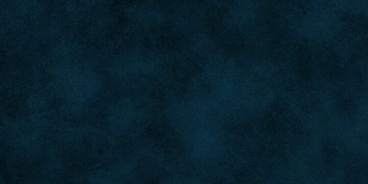 Naklejki Abstract classic blue grunge decorative navy dark wall background. Blue grunge marbled texture banner background. Black and blue grunge background with space view. Light blue grunge paper textrue.