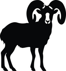 bighornsheep silhouette