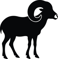 bighornsheep silhouette