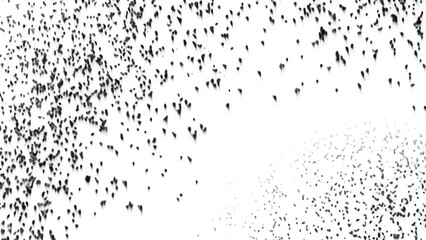 Abstract ink background. Black paint stroke texture on white paper. Wallpaper for web and game design. Grunge mud art. Macro image of pen juice. Dark Smear.