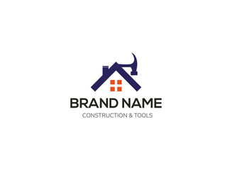 Real estate home logo vector graphic,