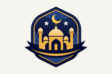 ramazan logo vector illustration 