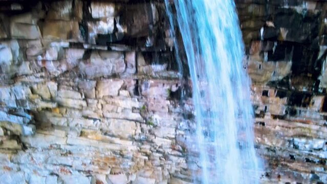 Waterfall Drone Chattanooga Tennessee Signal Mountain