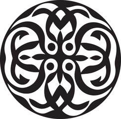 LaceEnsemble Elegant Design Vector Art LaceGlobe Intricate Ball Lace Emblem Design