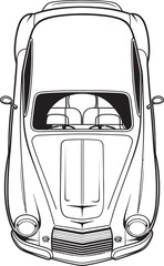 SkyAuto Velocity Rapid Car Top View Emblem SummitSpeed High performance Car Top View Symbol