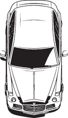 CelestialSpeed Heavenly Speed Car Top View Icon SkylineRide Smooth Car Top View Emblem