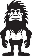 Paleo Pablo Enthusiastic Caveman Logo Design Granite Gus Resilient Caveman Vector Icon