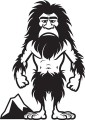 Grunt Gus Animated Cartoon Caveman Emblem Rockin Randy Rock Solid Caveman Symbol