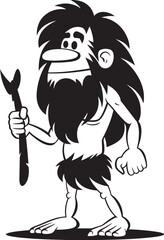 Grunt Gus Animated Cartoon Caveman Emblem Rockin Randy Rock Solid Caveman Symbol