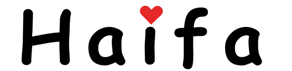 I love Haifa Israel png