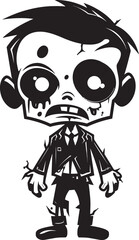 Adorable Afterlife Zombie Symbolism Sinister Smiles Cartoon Zombie Design