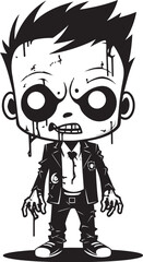 Playful Putridity Zombie Symbol Zany Zombies Cartoon Zombie Logo