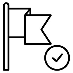 Accomplishment Icon Element For Design