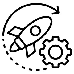 Ambition Icon Element For Design