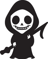 Petite Punisher Playful Grim Symbol Petite Perisher Sweet Grim Ripper Logo Design