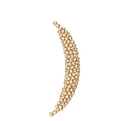 Symbol made of golden volleyballs