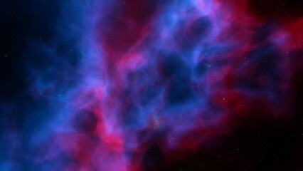 Space nebula.
