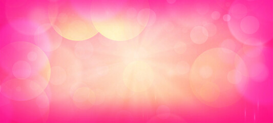 Pink bokeh background for ad, posters, banners, social media, events, and various design works