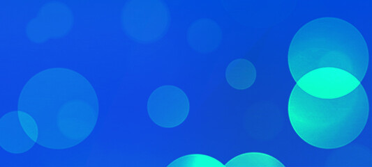 Blue bokeh background for ad, posters, banners, social media, events, and various design works