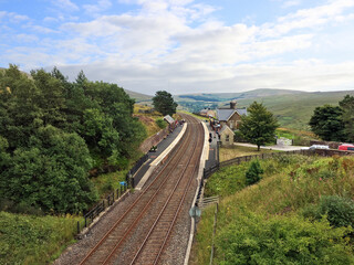 Dent railway station on the Settle and Carlisle Line, north Yorkshire