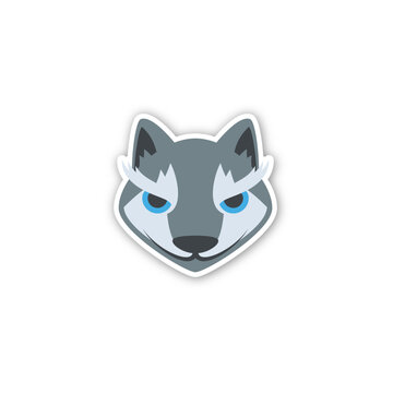 Wolf Icon. Emoji Vector. Colorful Icon. Icon Vector. Icon Design