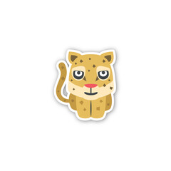 Leopard Icon. Emoji Vector. Colorful Icon. Icon Vector. Icon Design