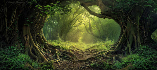 Green Wonderland, Explore the Enchanted Forest Pathway
