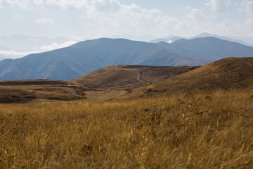 View of the mountains in Armenia