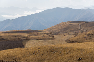 View of the mountains in Armenia