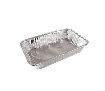 an aluminum kitchen container