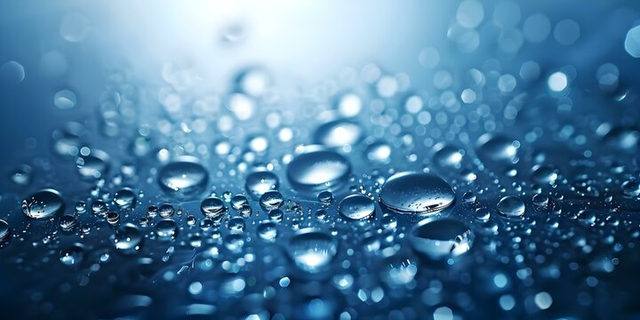 Close-Up of Raindrops on Glass: Detailed Water Droplets Outdoors - Nature Background Concept. Concept Nature Photography, Raindrops on Glass, Detailed Close-Up, Outdoor Close-Up