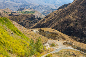 View of the mountains in Armenia