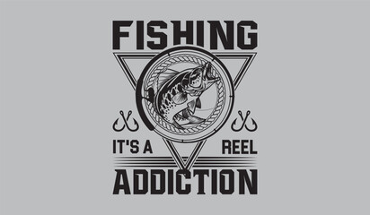 Fishing t-shirt design