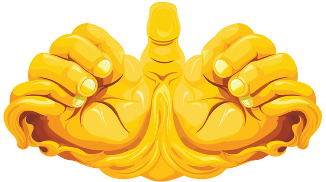 A choleric buddhas hand with its yellow fingers cur