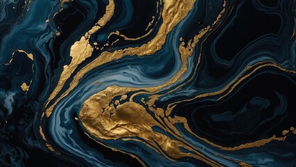 Abstract Luxurious Blend of Swirling Marble and Ripples of Agate